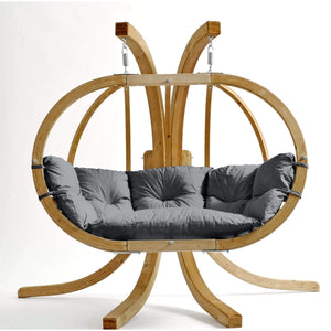 The Cozy Nest Royal Hanging Chair with Stand - Nested Porch Swings