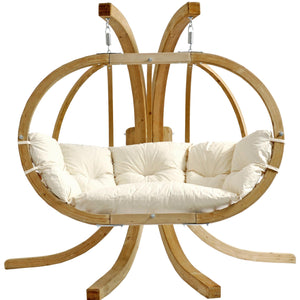The Cozy Nest Royal Hanging Chair with Stand - Nested Porch Swings