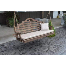 Load image into Gallery viewer, The Mount of Olives Red Cedar Porch Swing - Nested Porch Swings