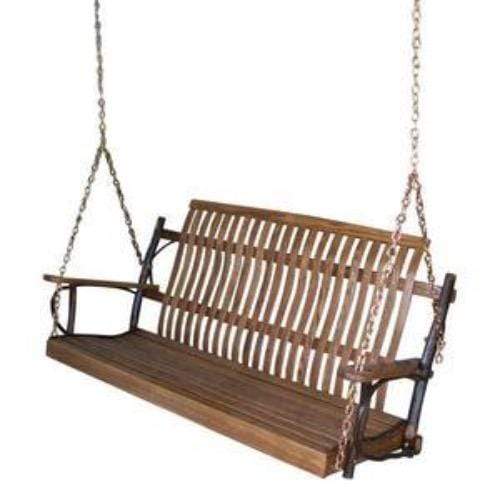 The Zion Hickory Porch Swing - Nested Porch Swings