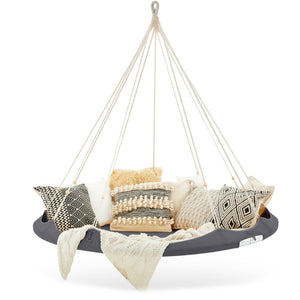 Hanging Bed Classic Large TiiPii Bed Hanging Daybed in Charcoal