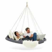 Load image into Gallery viewer, Hanging Bed Classic Large TiiPii Bed Hanging Daybed in Charcoal