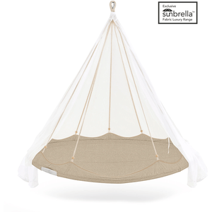 Hanging Bed Large Deluxe Outdoor TiiPii Bed Hanging Daybed in Sand