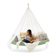 Load image into Gallery viewer, Hanging Bed Olive Classic Large TiiPii Bed Hanging Daybed in Olive