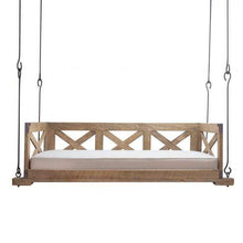 Load image into Gallery viewer, Lowcountry Hanging Daybed with X Design - Nested Porch Swings