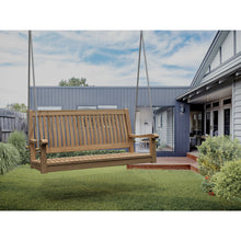 Load image into Gallery viewer, Porch Swings 48&quot; Straight Teak Porch Swing Bench