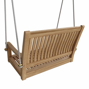 Classic 36" Straight Teak Swing Bench - Nested Porch Swings