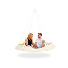 Load image into Gallery viewer, Porch Swings Hangout Pod Round Hammock Swing in Cream