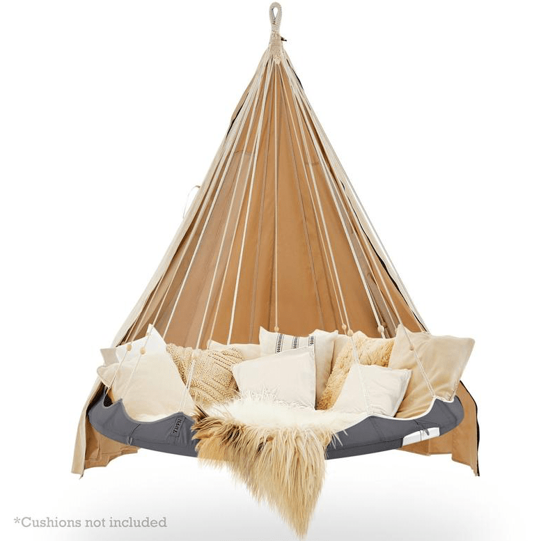 Classic TiiPii Bed with Classic Stand & Poncho - Nested Porch Swings