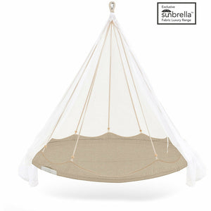 Porch Swings TiiPii Bed Deluxe Outdoor with Deluxe Stand & Poncho