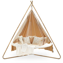 Load image into Gallery viewer, TiiPii Bed Deluxe with Deluxe Stand &amp; Poncho - Nested Porch Swings