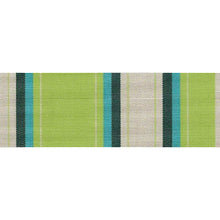 Load image into Gallery viewer, Swing Cushions Lime Stripe Bolster Pillow Cushion 36 x 7